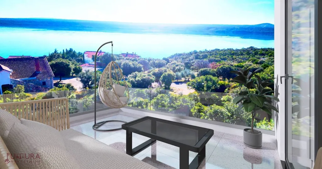 Soggiorno - Luxury Villa with Sea View in Posedarje