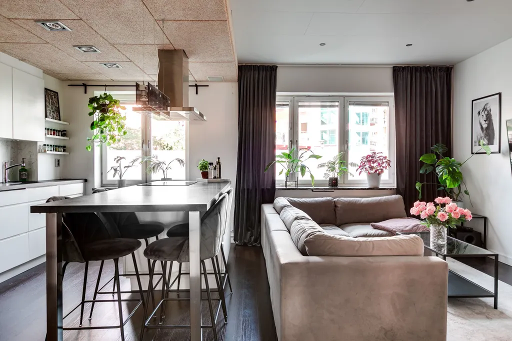 Cucina - Modern Penthouse with Sea View in Norrköping