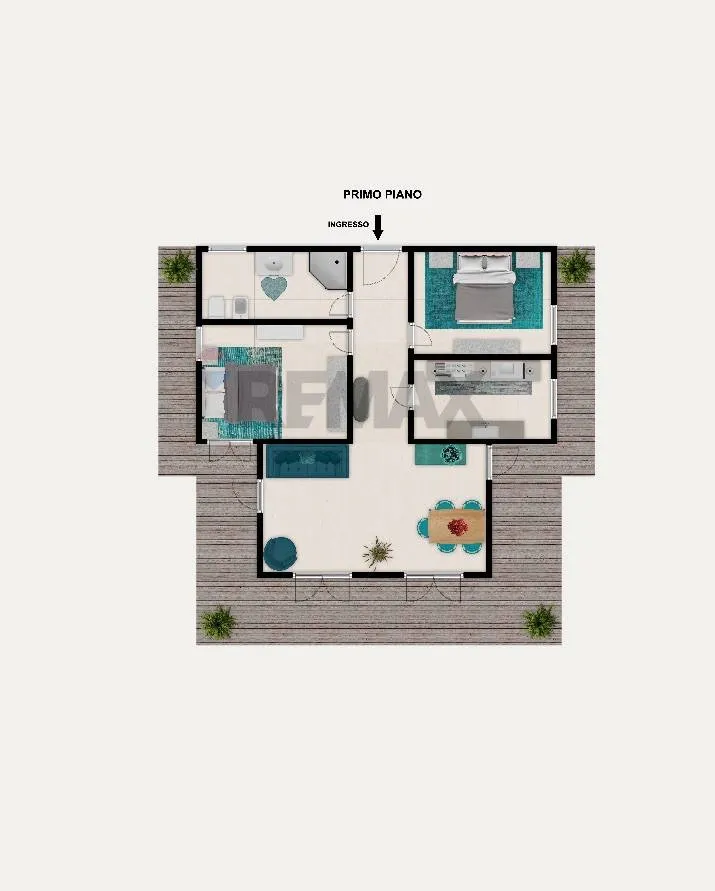 Plaan - Panoramic Apartment with Sea View in Noli