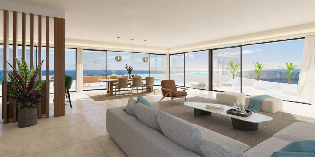 Séjour - Penthouse with Sea Views in Fuengirola