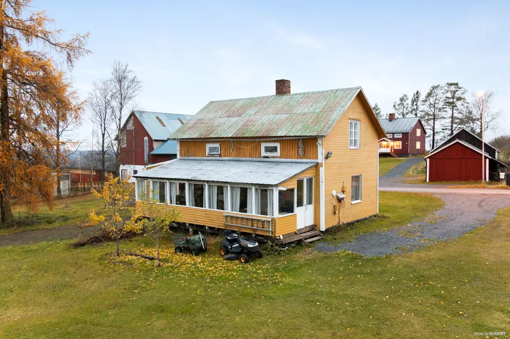 Vue aérienne - Farm with Panoramic View near Östersund