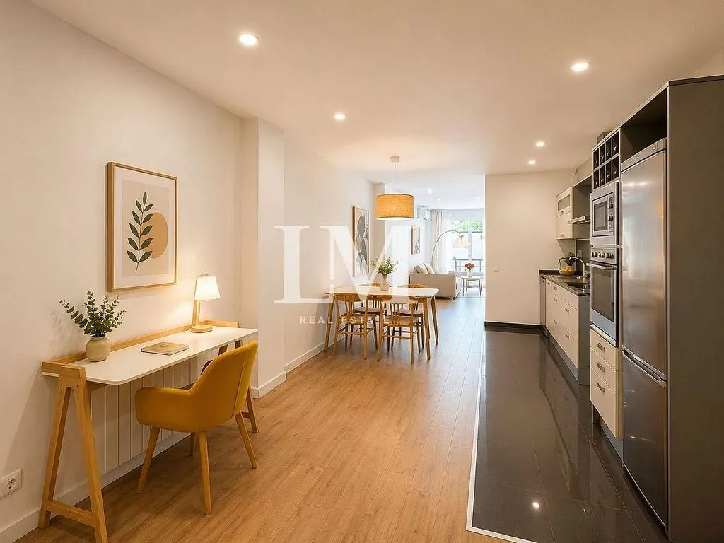 Söögituba - Studio with Terrace in La Nova Esquerra de l'Eixample