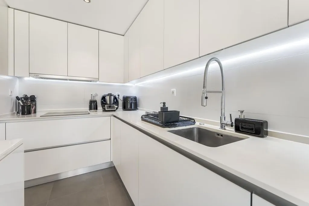 Köök - Luxury Flat with City Views in Parede