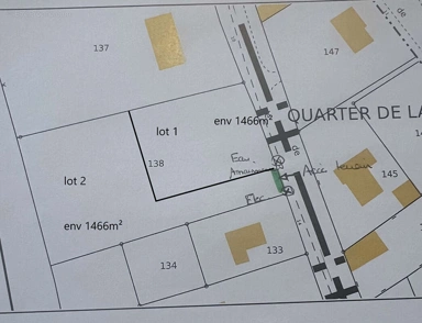 Floor Plan - Building Land with Garden in Montluçon