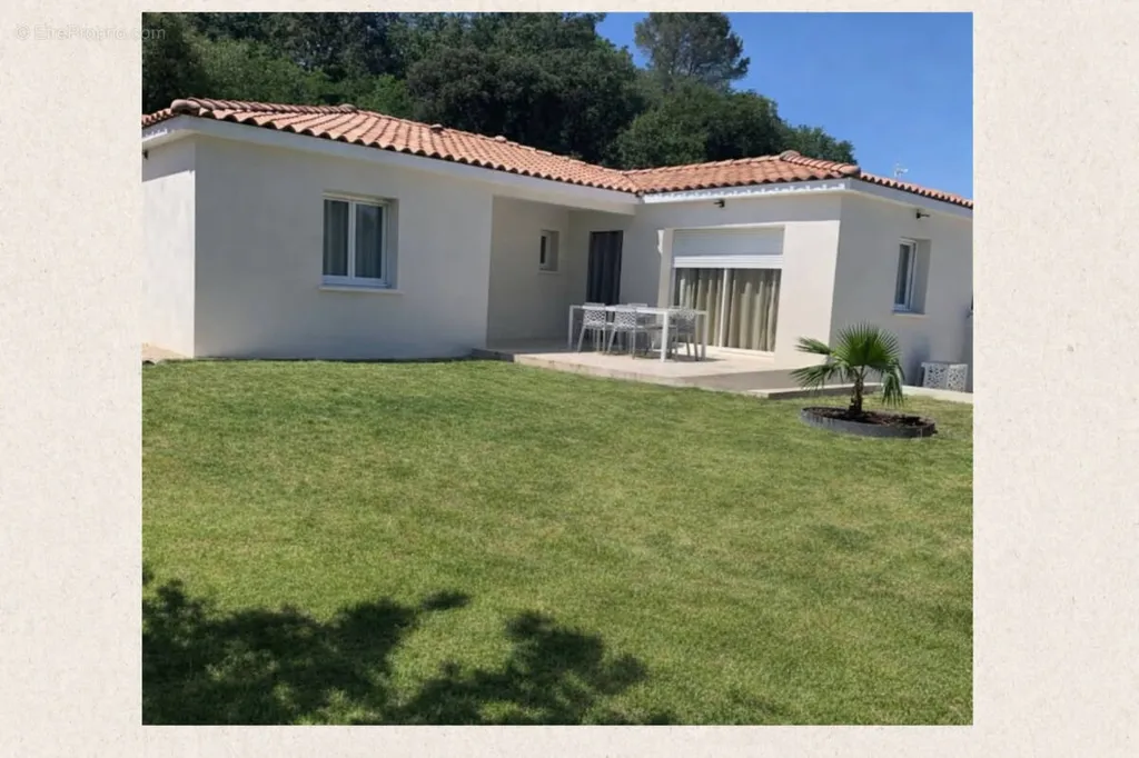Exterior - Recent Villa with Garden in Saint-Michel-d'Euzet
