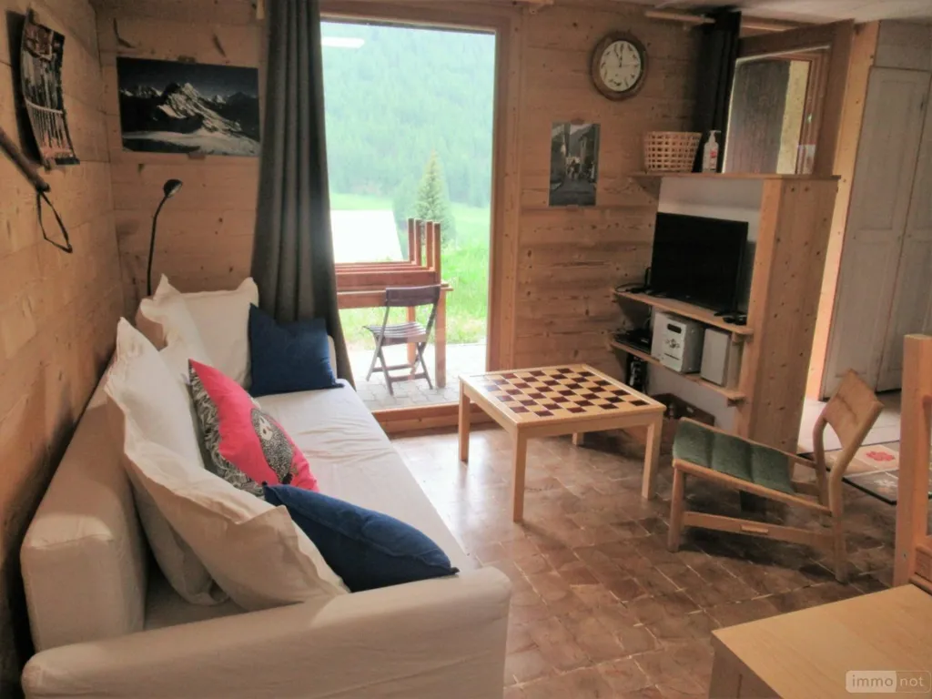 Séjour - Chalet Bois avec Vue Dégagée à Molines-en-Queyras