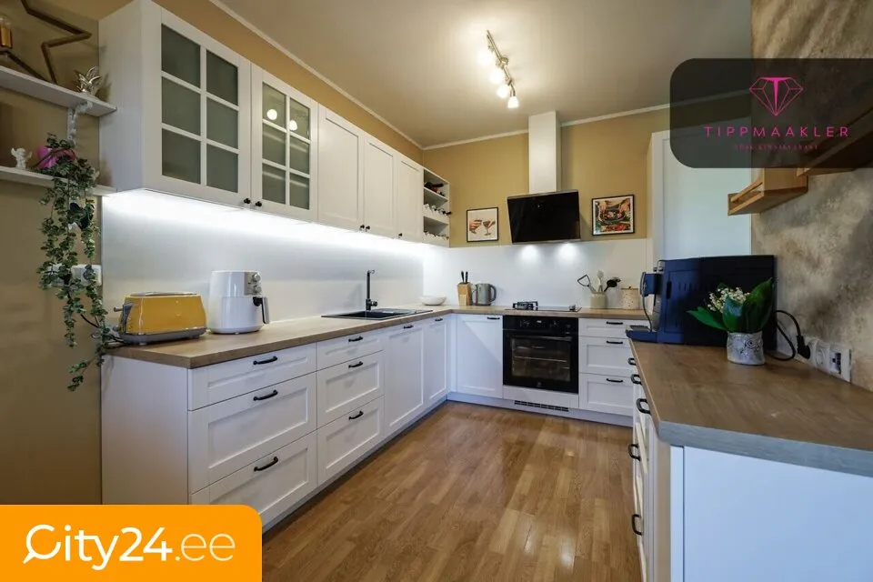 Cucina - Apartment with Private Garden and Sauna in Vaela
