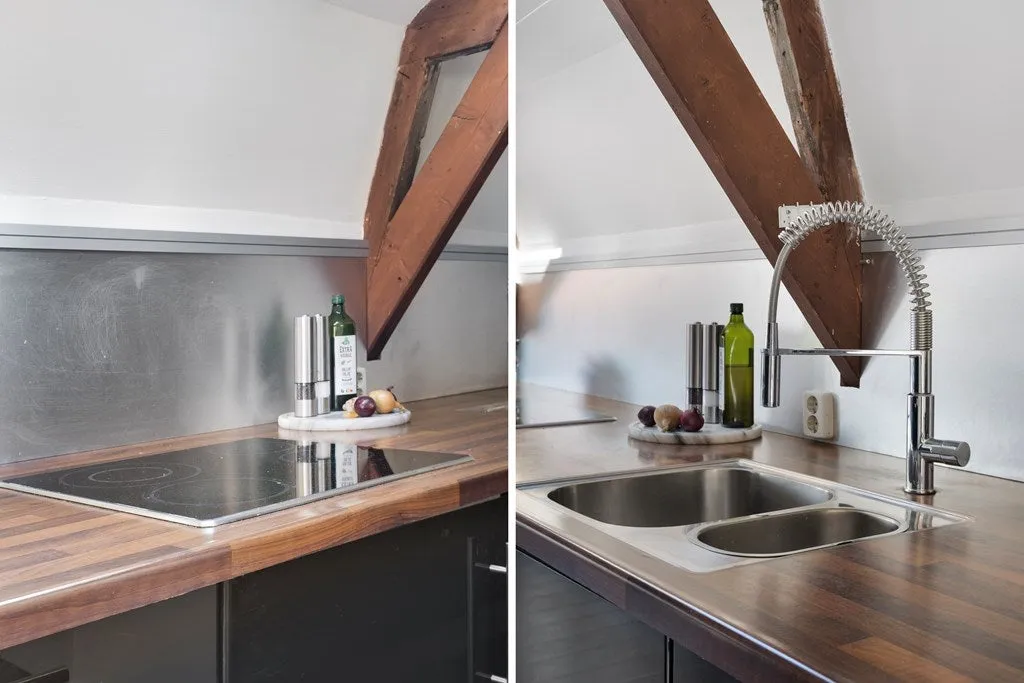 Cuisine - Loft-Style Apartment with High Ceilings in De Pijp