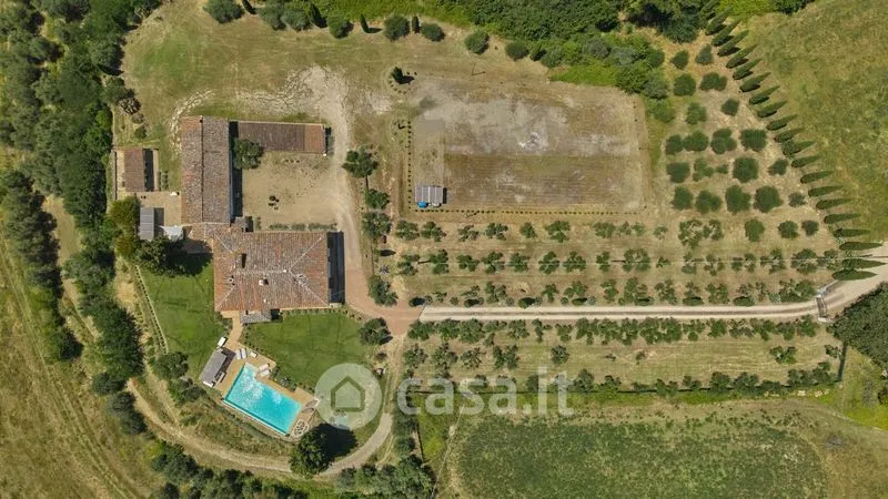 Vue aérienne - Tuscan-Style Villa with Pool in Certaldo