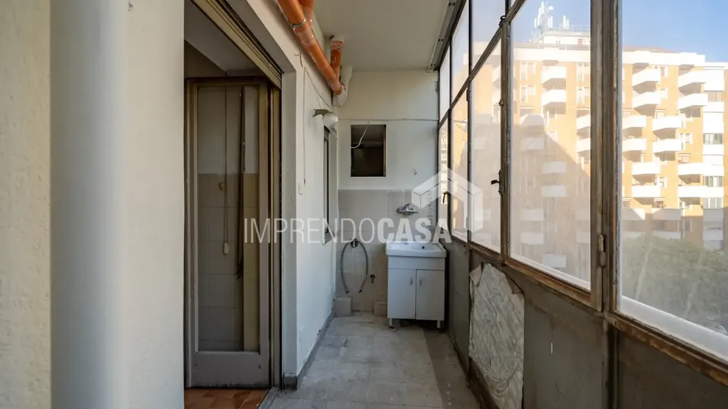 Balcon - Apartment with Balcony in Palermo