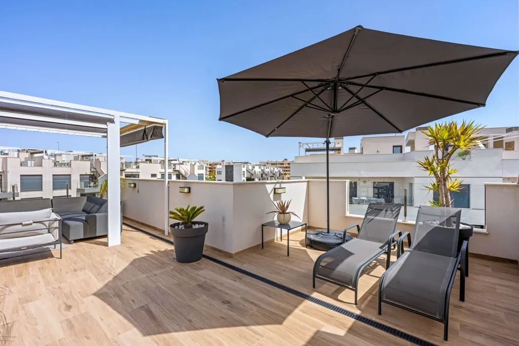 Terrasse - Penthouse with Terrace in Villamartin, Alicante