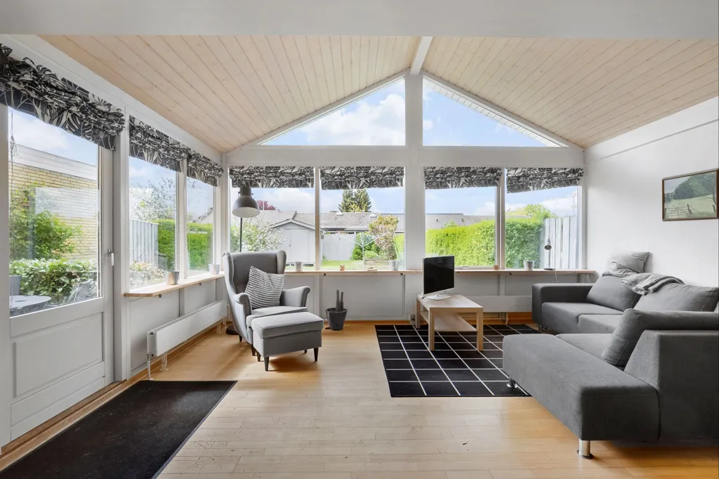 Séjour - 1967 Terraced House with Garden in Odense NV