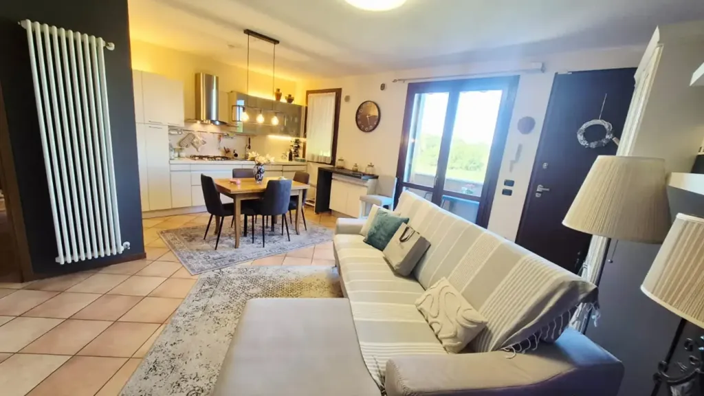Séjour - Duplex Apartment with Veranda in Limena
