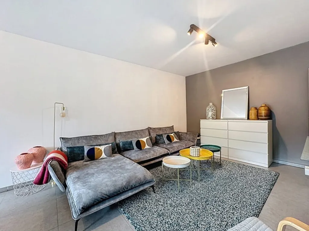 Living Room - Spacious Apartment with Terrace in Chaudfontaine