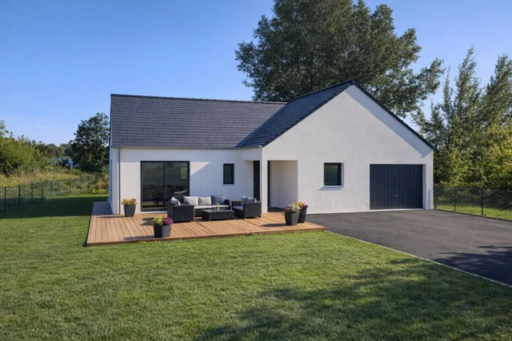 Extérieur - Maison de Plain-Pied avec Garage à Sannerville
