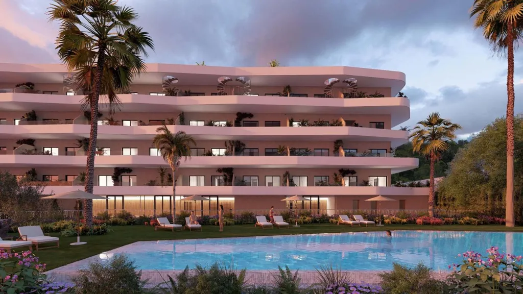 Piscine - New-Build Apartment with Pool in La Nucía