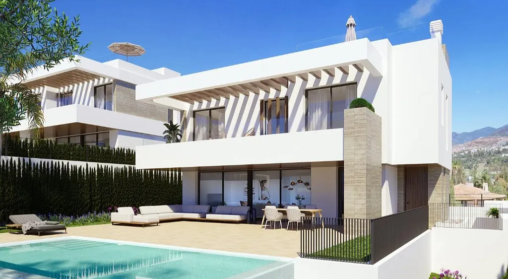 Piscine - Detached Villa with Pool in Estepona's Golden Triangle