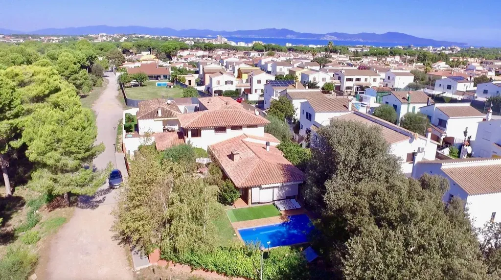 Vue aérienne - Luxury Detached House with Pool in L'Escala