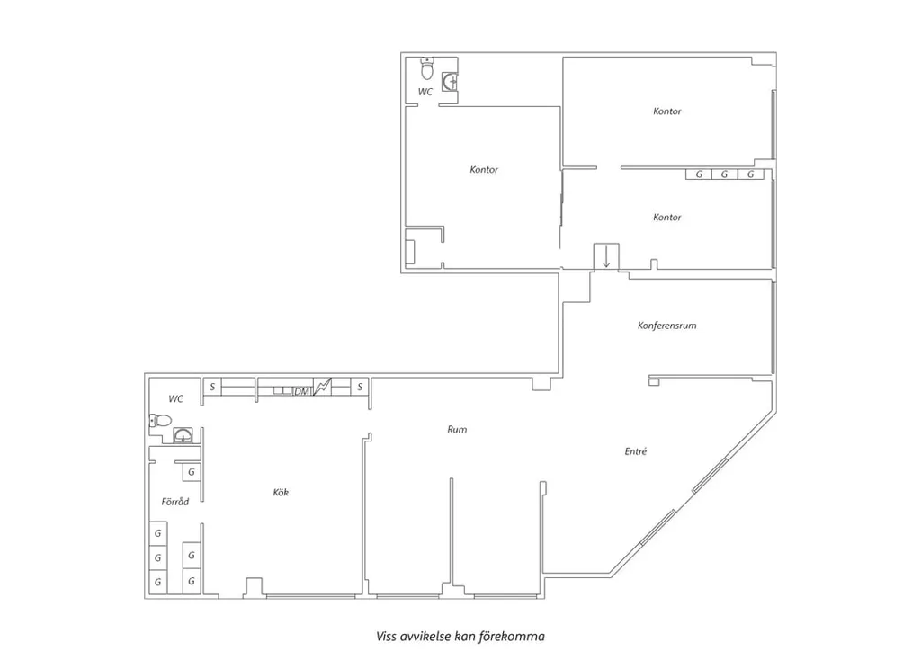 Floor Plan - Corner BTR Units with Skylights in Central Kumla