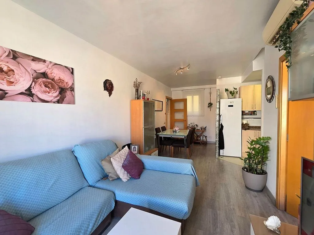 Living Room - Duplex Apartment with Terrace in Calella