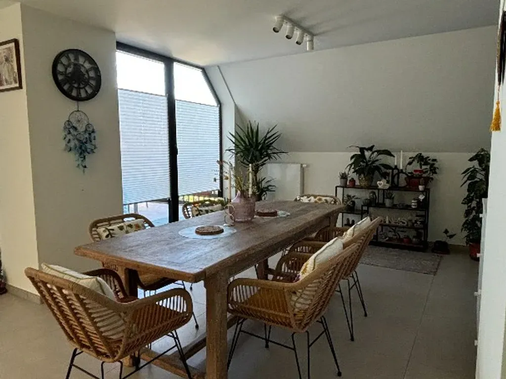 Dining Room - Apartment with Two Terraces in Kuurne