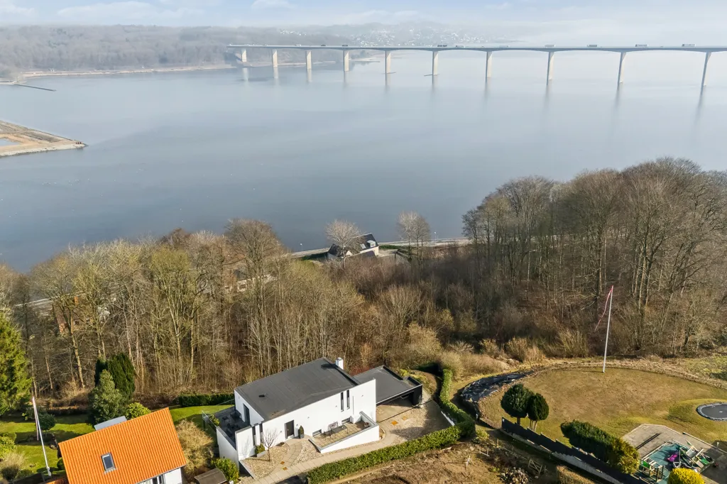 Vue aérienne - Architect-Designed Villa in Vejle