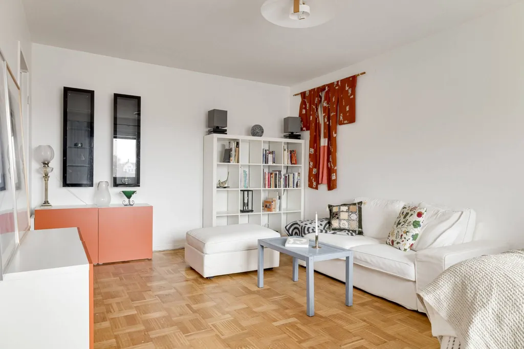 Séjour - Spacious 1st Floor Flat with Garden View in Kirseberg