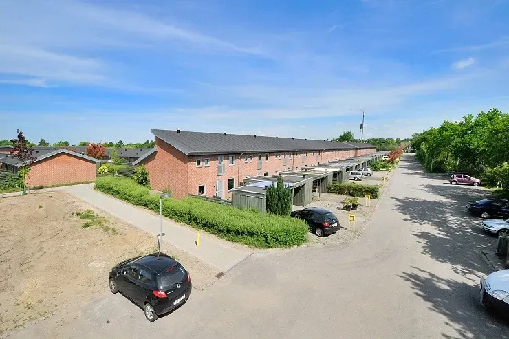 Vue aérienne - Apartment with Garden in Billund