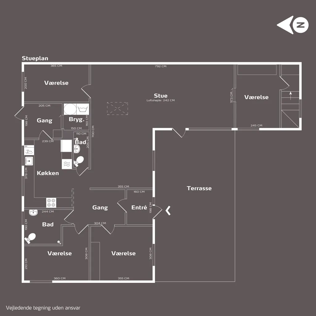 Plan - Villa with Garden in Holstebro