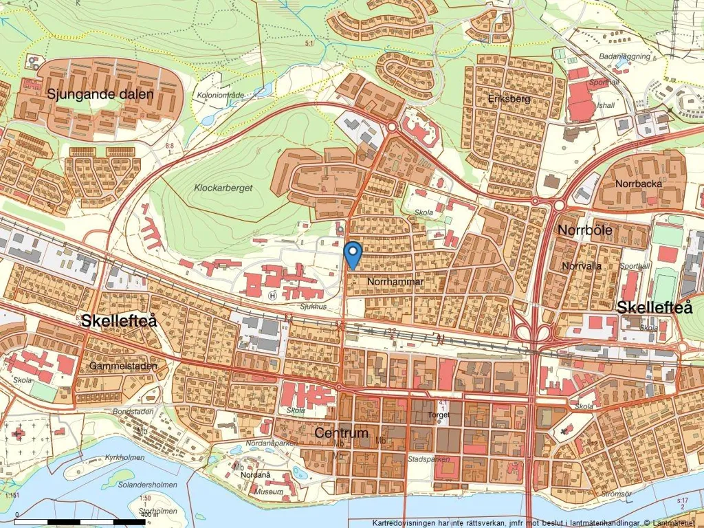 3-toaline korter asukohas Skellefteå kommun