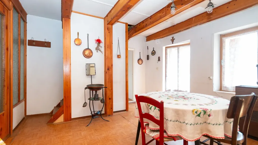 Salle à manger - Chalet with Balcony in Agliasco, Paesana