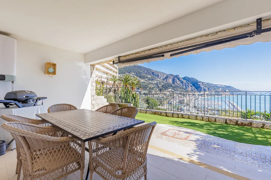 Terrasse - Appartement avec Vue Mer à Menton