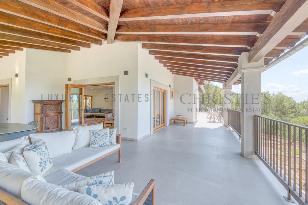 Terrasse - Country Home with Panoramic Views in Establiments