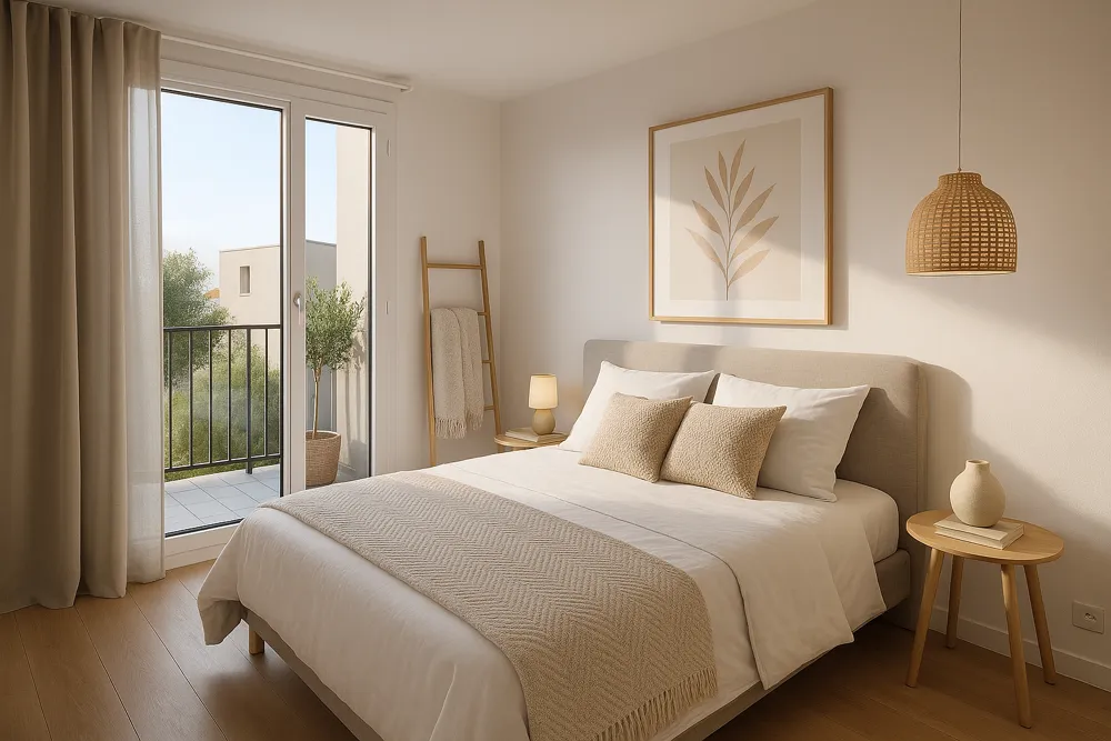 Chambres - Appartement Neuf avec 2 Terrasses à Biarritz