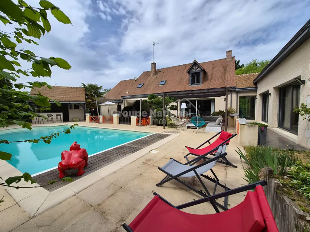 Piscine - Demeure avec Piscine à 20 km de Tours