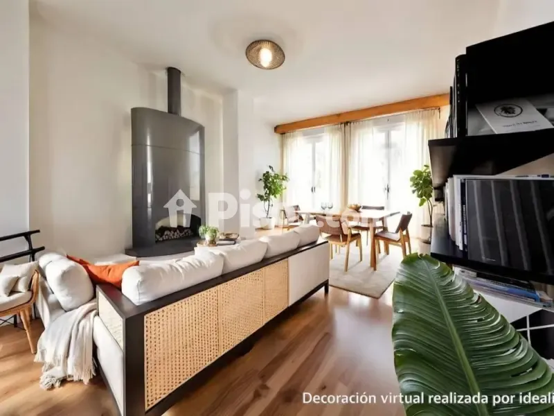 Living Room - Duplex Penthouse with Sea Views in Roquetas de Mar