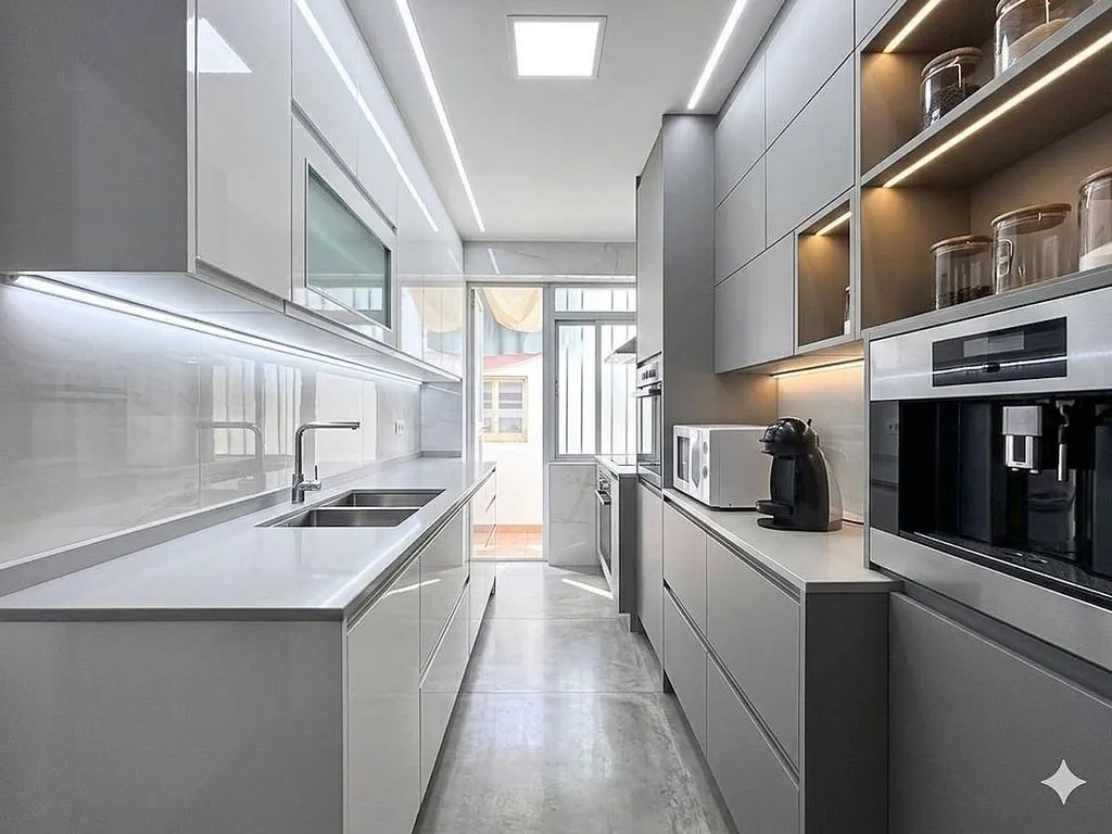 Köök - Ground Floor Flat with Patio in Granada Centre