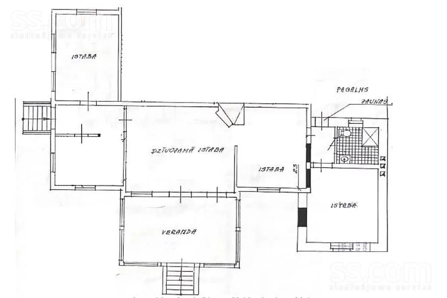 Plaan - 6-Bedroom Apartment with Private Parking in Riga Centre