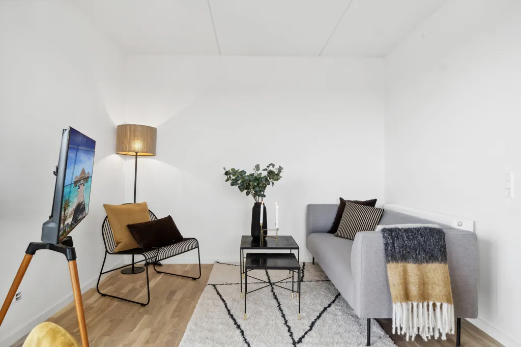 Séjour - Apartment with Terrace in Glostrup