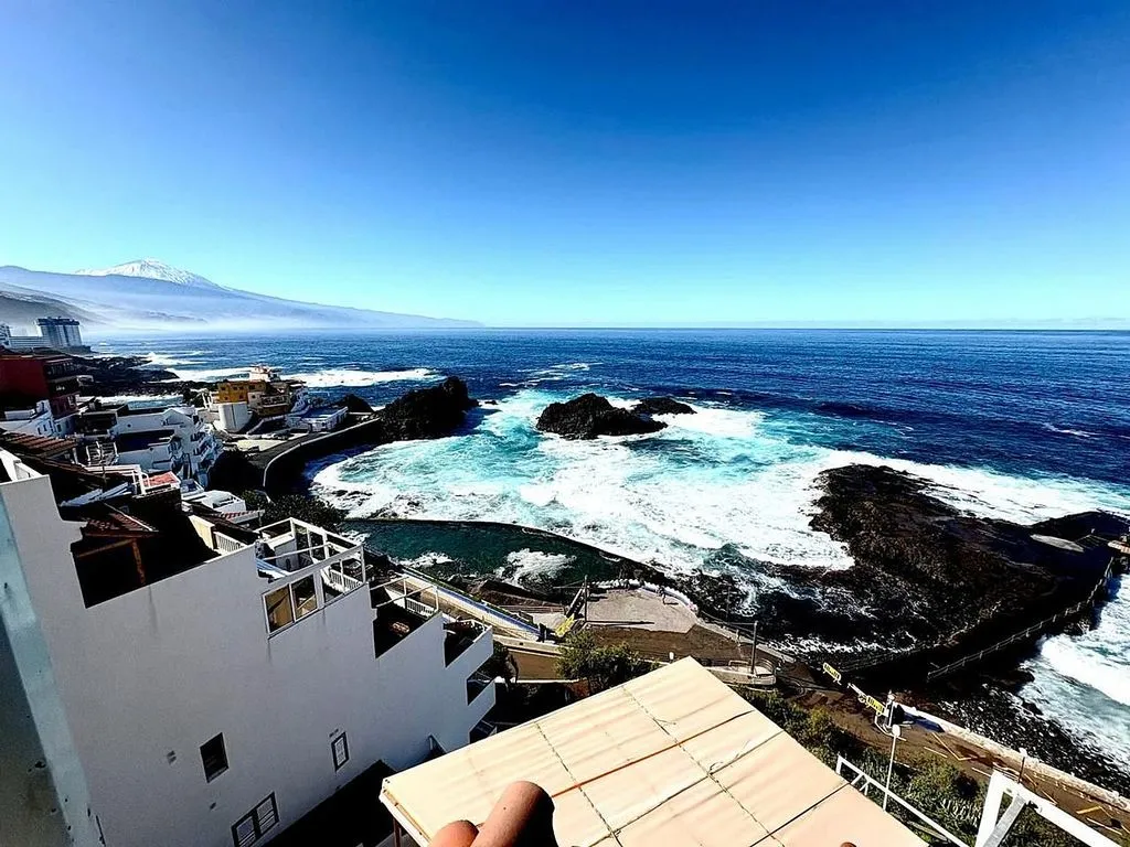 Terrace - Seafront Apartment with Terrace in El Pris