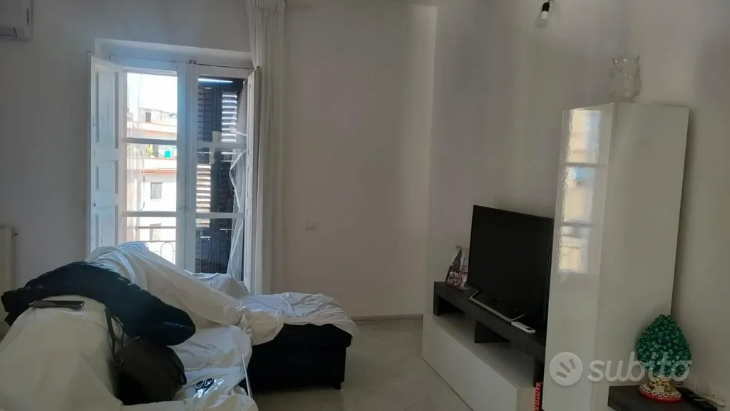 Living Room - Bright Trilocale in Agrigento's Historic Centre