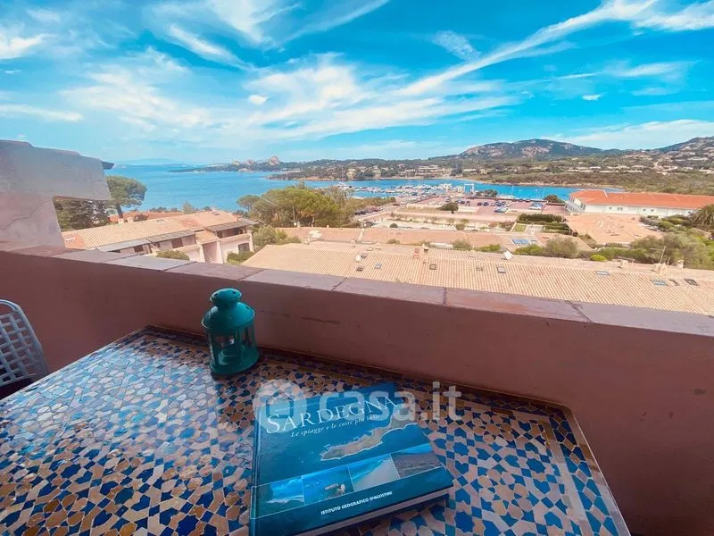 Balcony - Apartment with Balcony and Pool in Arzachena