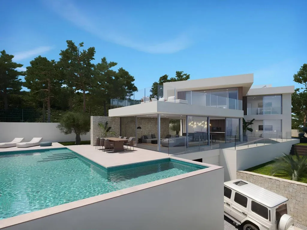 Piscine - Luxury Villa with Sea Views in Moraira