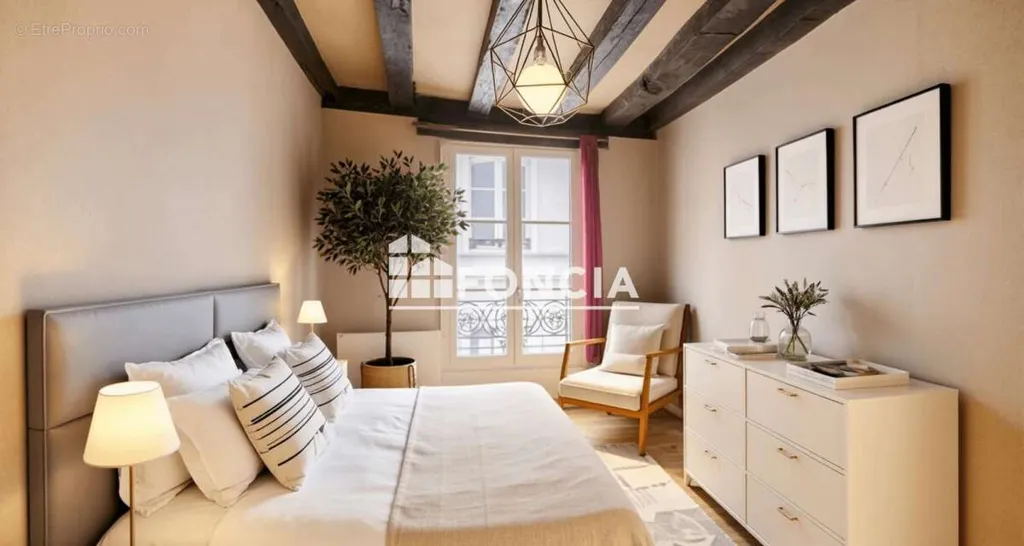 Chambres - Appartement F2 avec Charme dans l'Hypercentre