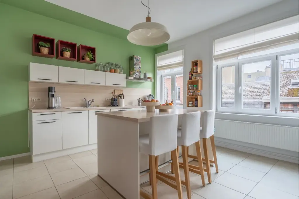 Cuisine - Triplex Meublé avec Terrasse à Nivelles