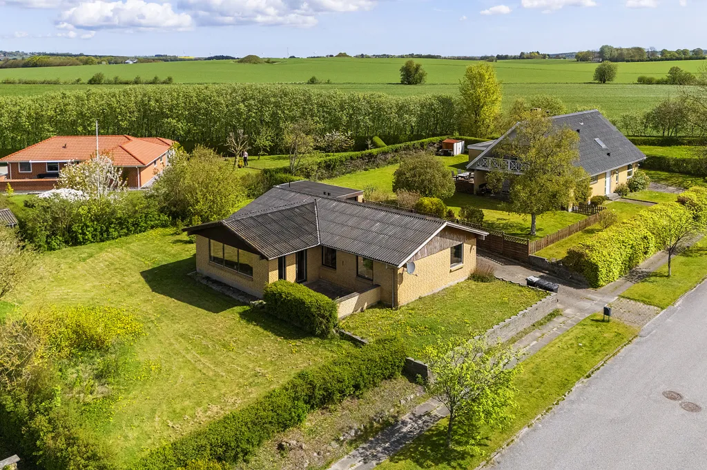 Vue aérienne - Villa with Garden in Mejlby