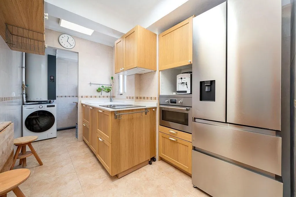 Cuisine - Reform Apartment with Balcony in Son Cotoner, Palma