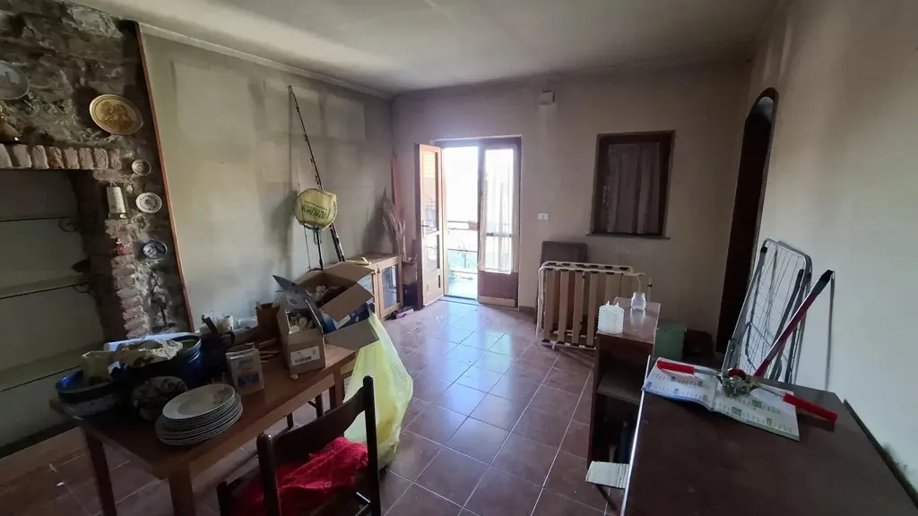 Dining Room - Restored Farmhouse with Mountain View, Rocca Canavese