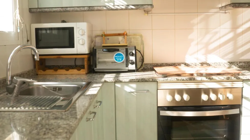 Köök - Luxury Apartment with Pool in Gandia