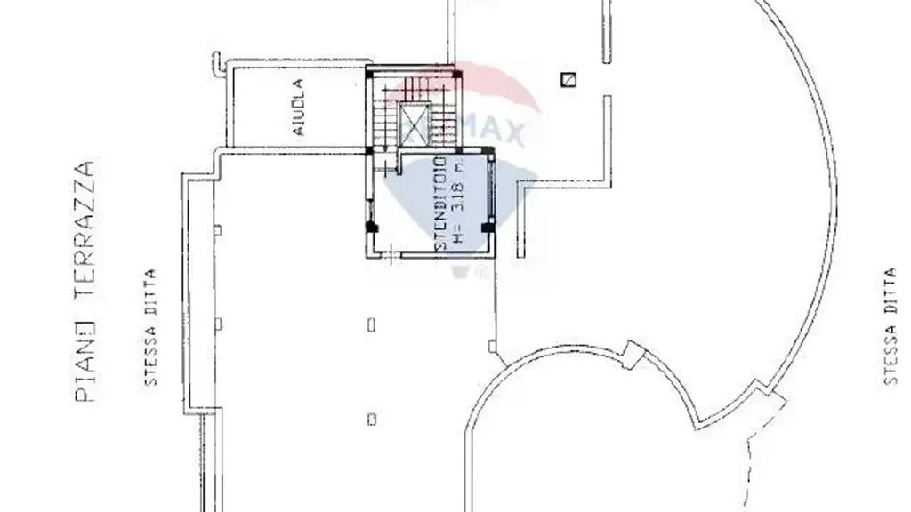 Plan - Villa with Sea View and Solar Terrace in Augusta